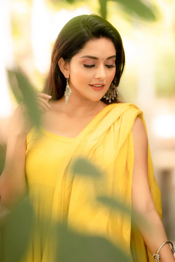 mahima Nambiar  hot and beautiful in yellow dress